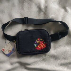 Belt Bag with 'Hummingbird' embroidered design by Philip Joe, Salish